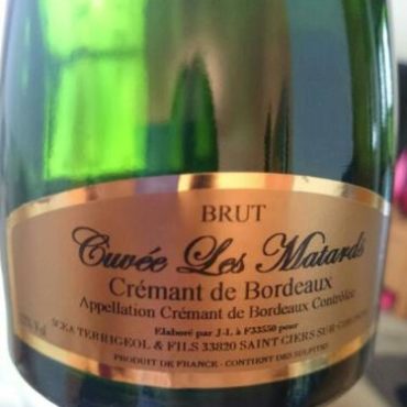 Château des Matards – Cuvée les Matards Crémant de Bordeaux Brut