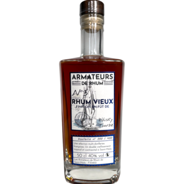 Armateurs de rhum – Numéro 3 finish fût de whisky tourbé